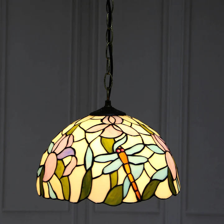 Pendente Tiffany Floral 12"