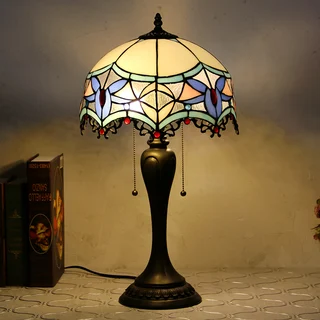 Abajur Tiffany Vitral 12" | Yasmin Imperial