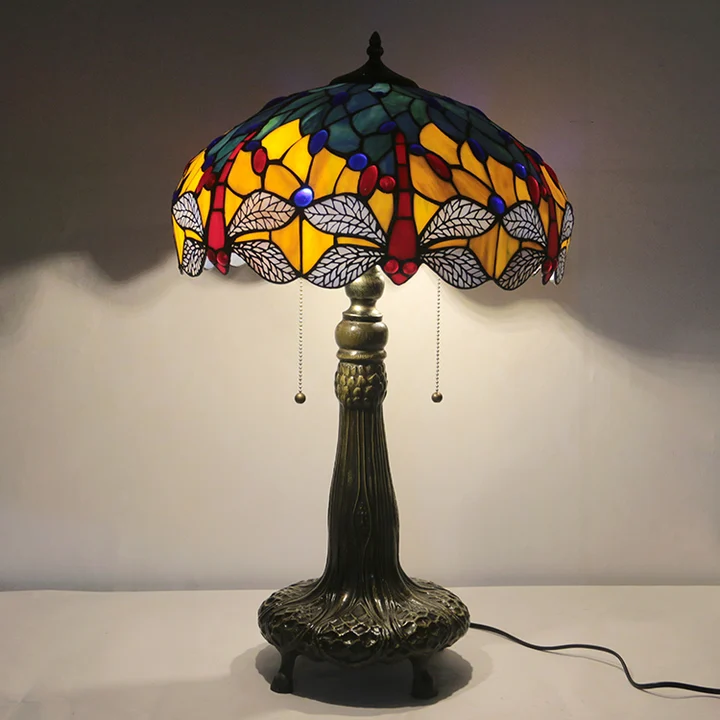 Abajur Tiffany Libélula 16" | Magnólia Solar