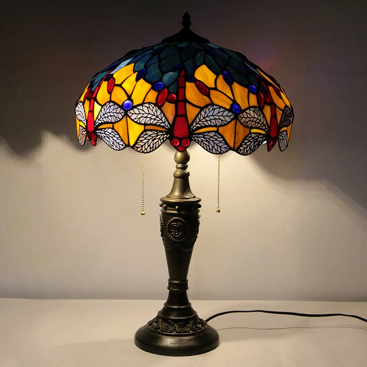 Abajur Tiffany Libélula 16" | Évora Noturna