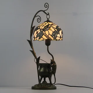 Abajur Tiffany Libélula 8" | Jade Harmonia