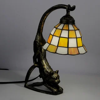 Abajur Tiffany Vitral | Zélia Lumière