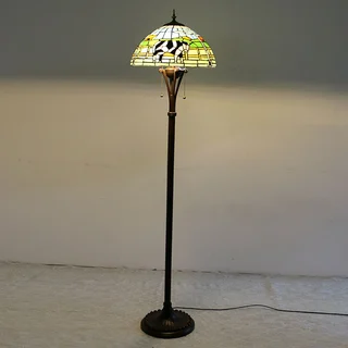 Luminária de Piso Tiffany Vitral 16" | Jade Monet