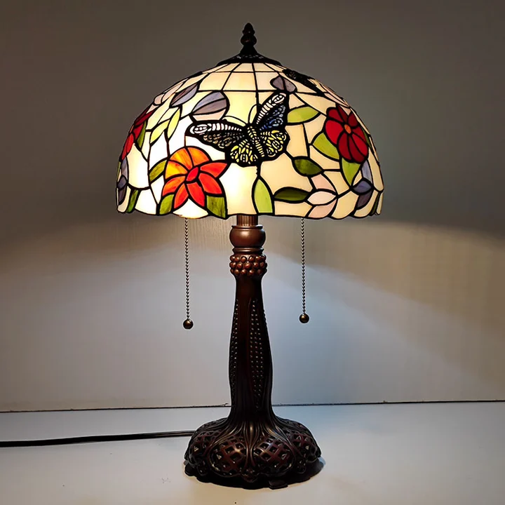 Abajur Tiffany Borboleta 22" | Valentina Provence