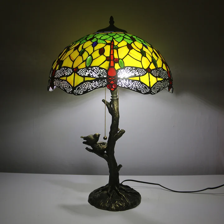 Abajur Tiffany Libélula 16" | Lótus Primavera