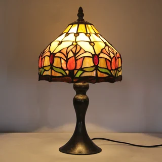 Abajur Tiffany Floral 15" | Âmbar Provence