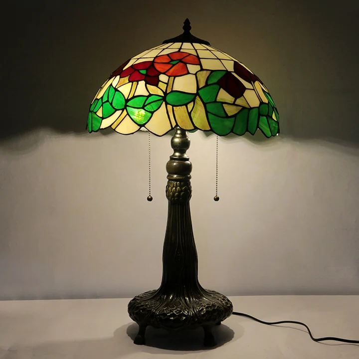 Abajur Tiffany Vitral 16" | Amélie Solar