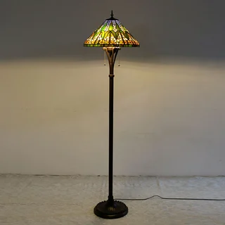 Luminária de Piso Tiffany Vitral | Évora Provence