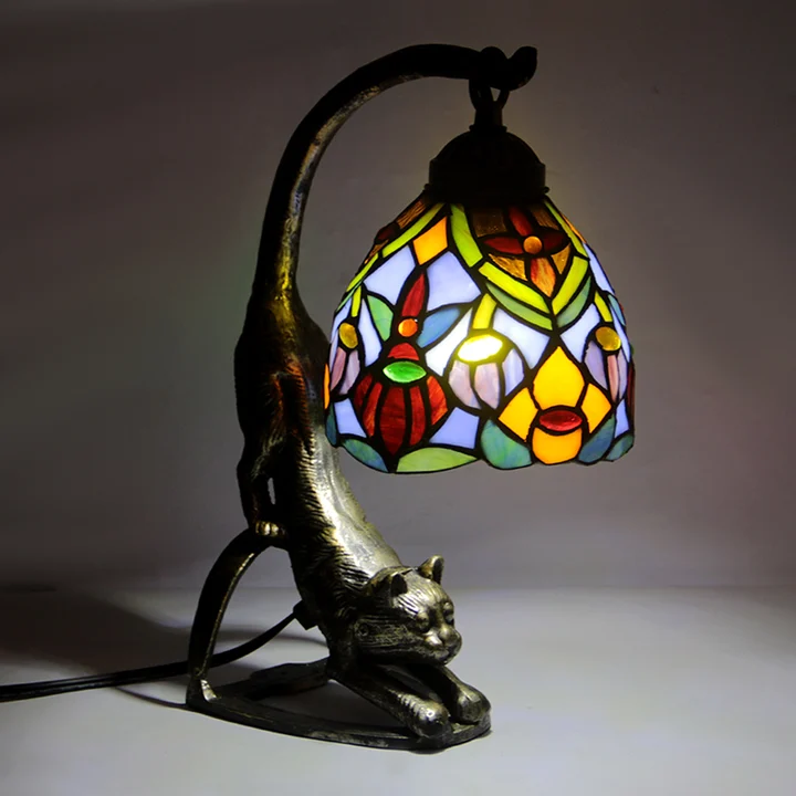 Abajur Tiffany Vitral 15" | Aurora Botanique