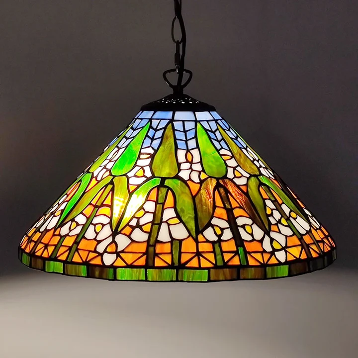 Pendente Tiffany Vitral 16" | Magnólia Real