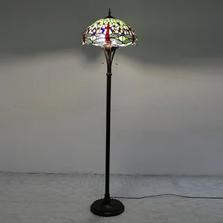 Luminária de Piso Tiffany Libélula | Magnólia Firenze