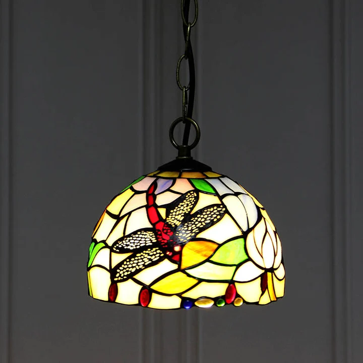Pendente Tiffany Vitral 8" | Gaia Sublime