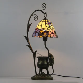 Abajur Tiffany Floral 8" | Siena Firenze