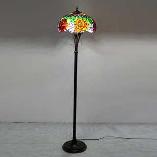 Luminária de Piso Tiffany Rosas | Olívia Firenze