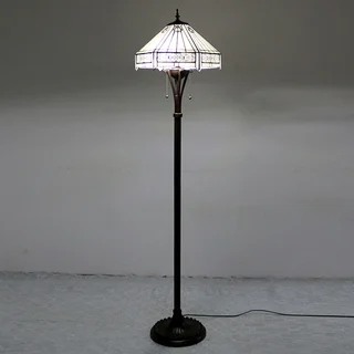 Luminária de Piso Tiffany Vitral | Amélie Serena