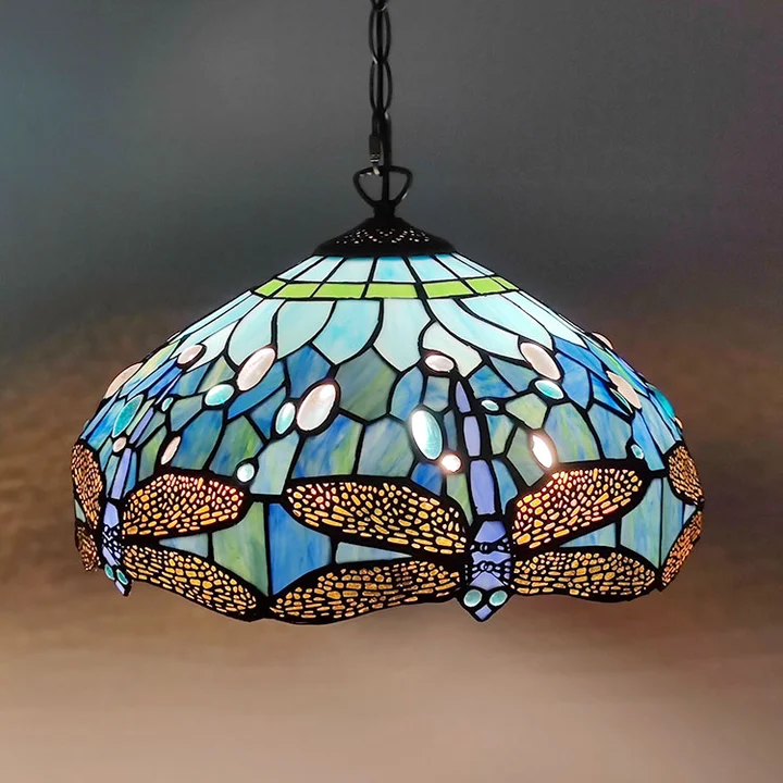 Pendente Tiffany Libélula 16" | Neroli Real