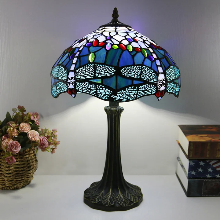 Abajur Tiffany Libélula 12" | Âmbar Monet