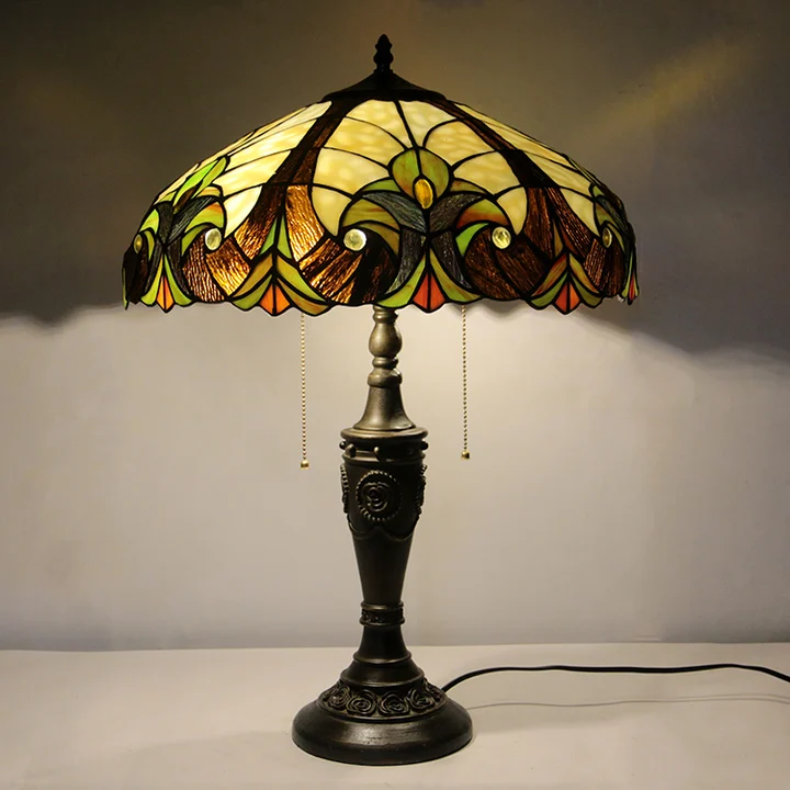 Abajur Tiffany Vitral 18"
