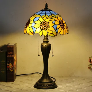 Abajur Tiffany Girassol 12" | Riviera Imperial
