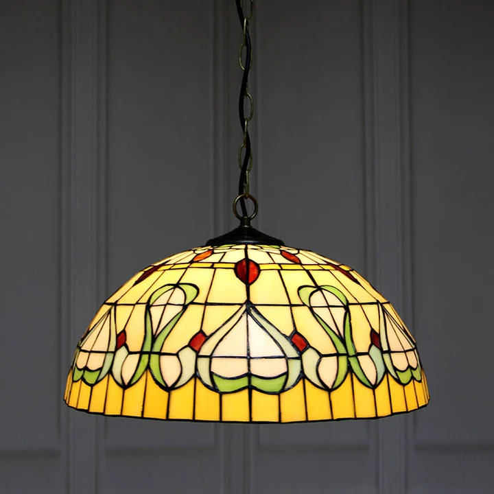 Pendente Tiffany Vitral 18"