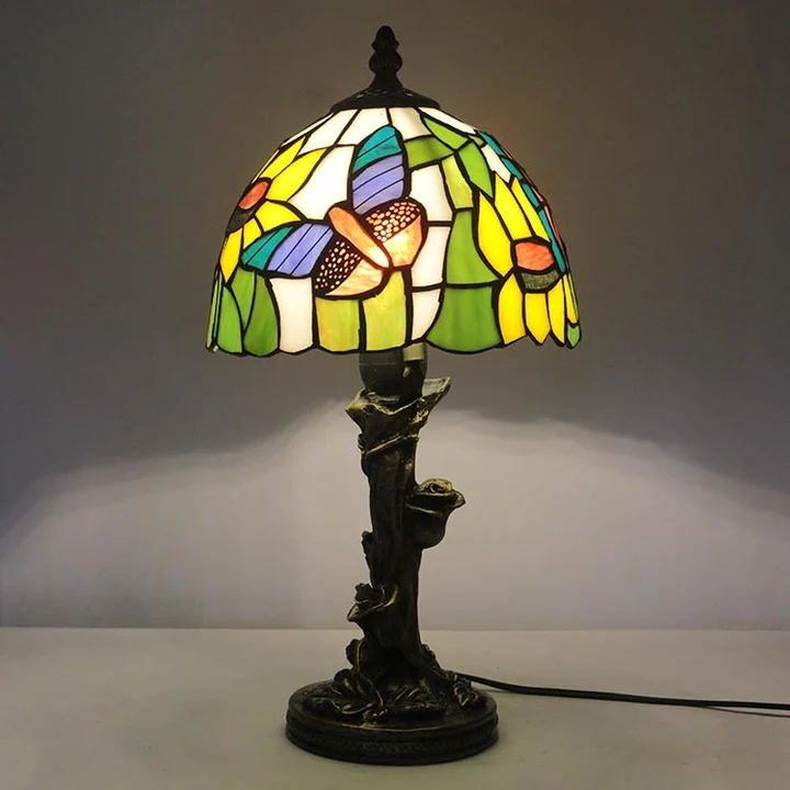 Abajur Tiffany Borboleta 8" | Belle Provence
