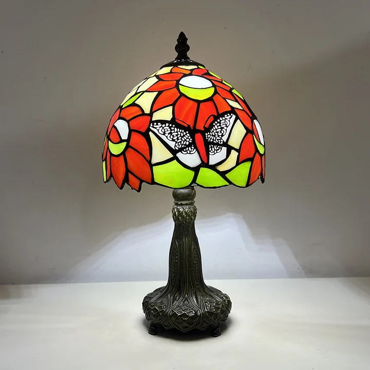 Abajur Tiffany Borboleta 8"