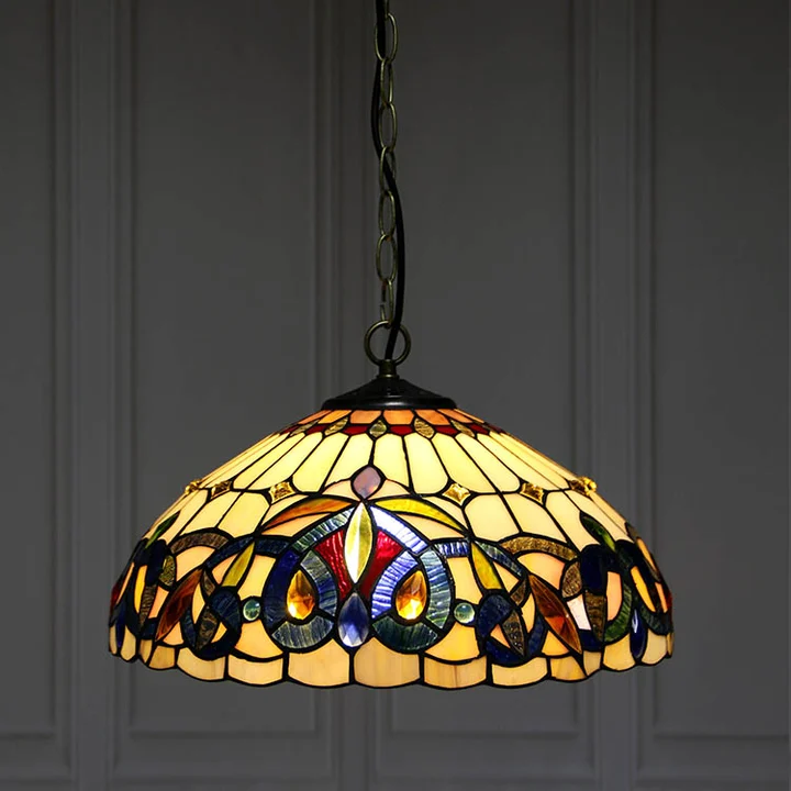 Pendente Tiffany Vitral 16"