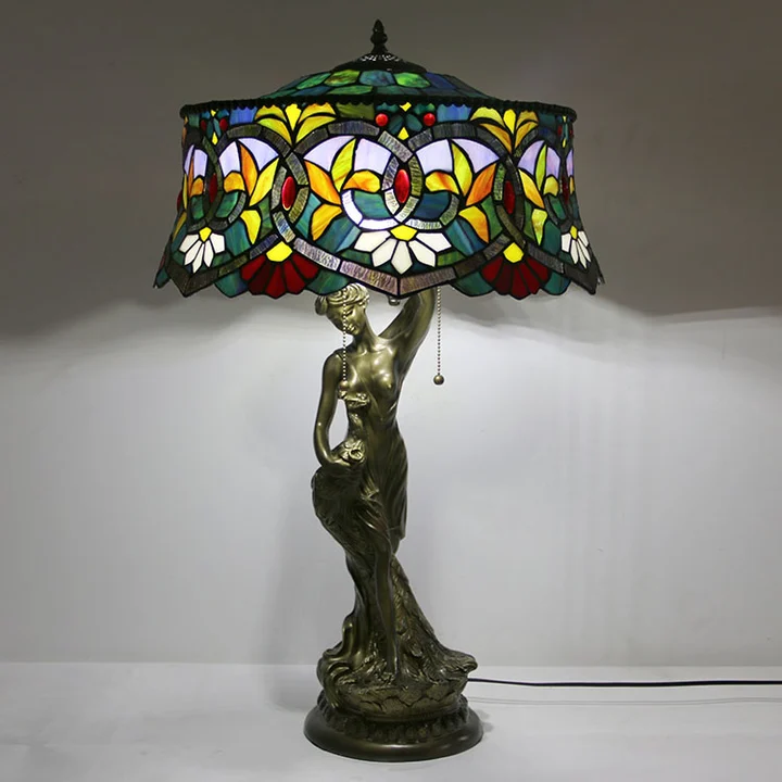 Abajur Tiffany Musa 19.7"