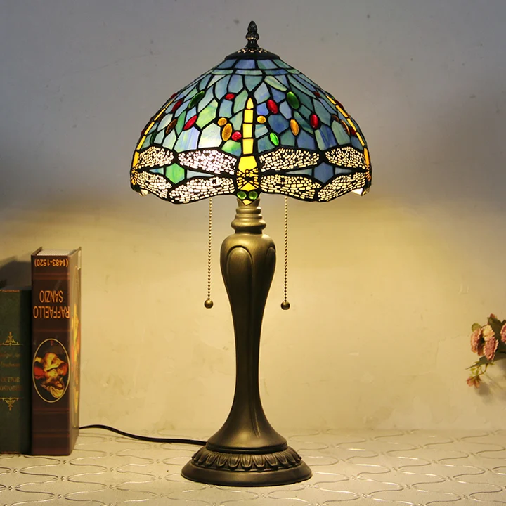 Abajur Tiffany Libélula 12"