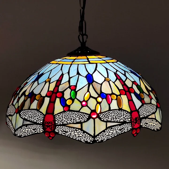 Pendente Tiffany Libélula 16" | Âmbar Firenze