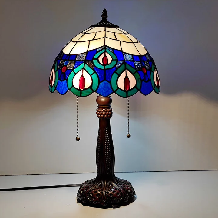 Abajur Tiffany Pavão 22"