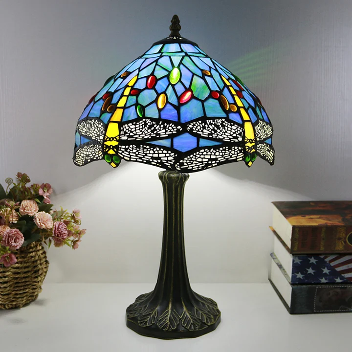 Abajur Tiffany Libélula 12" | Toscana Lumière