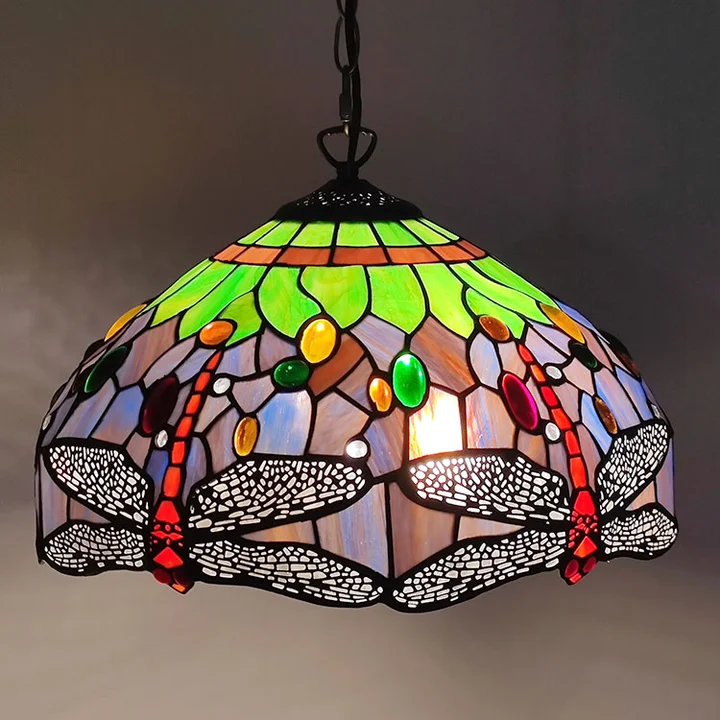 Pendente Tiffany Libélula 16"