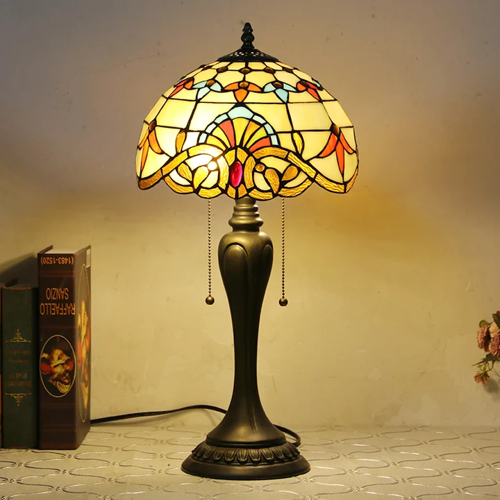 Abajur Tiffany Barroco 12" | Magnólia Imperial
