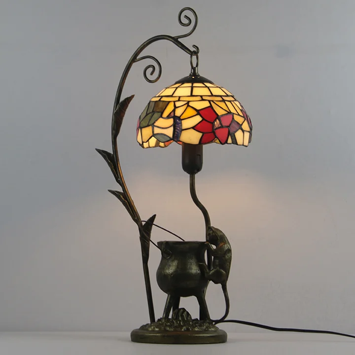 Abajur Tiffany Vitral 8" | Magnólia Monet