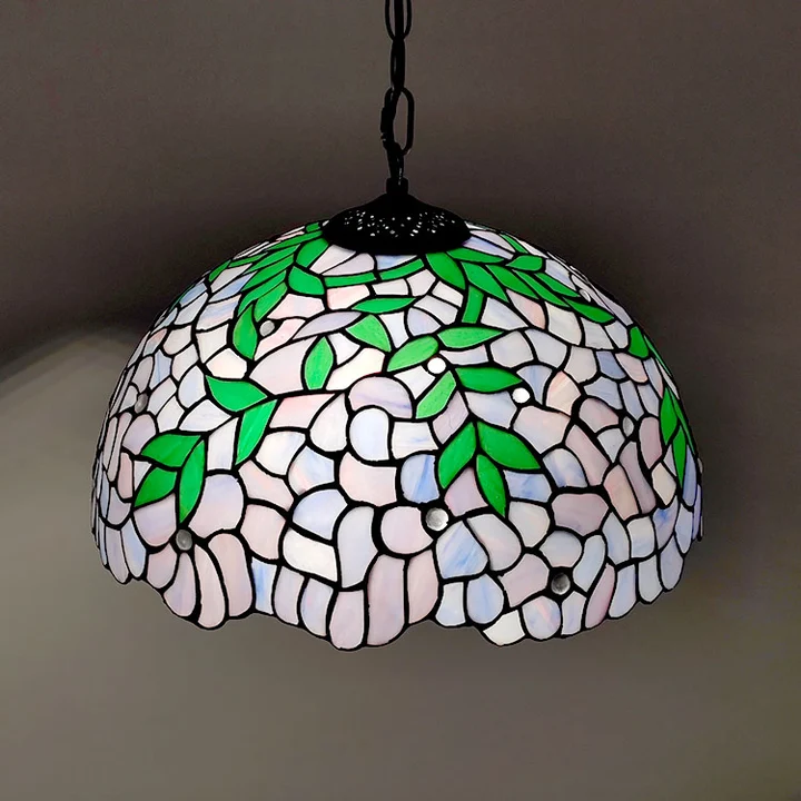 Pendente Tiffany Glicínia 16" | Âmbar Real