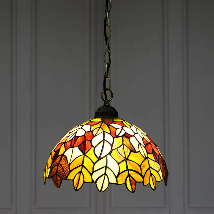 Pendente Tiffany Folhagens 12"