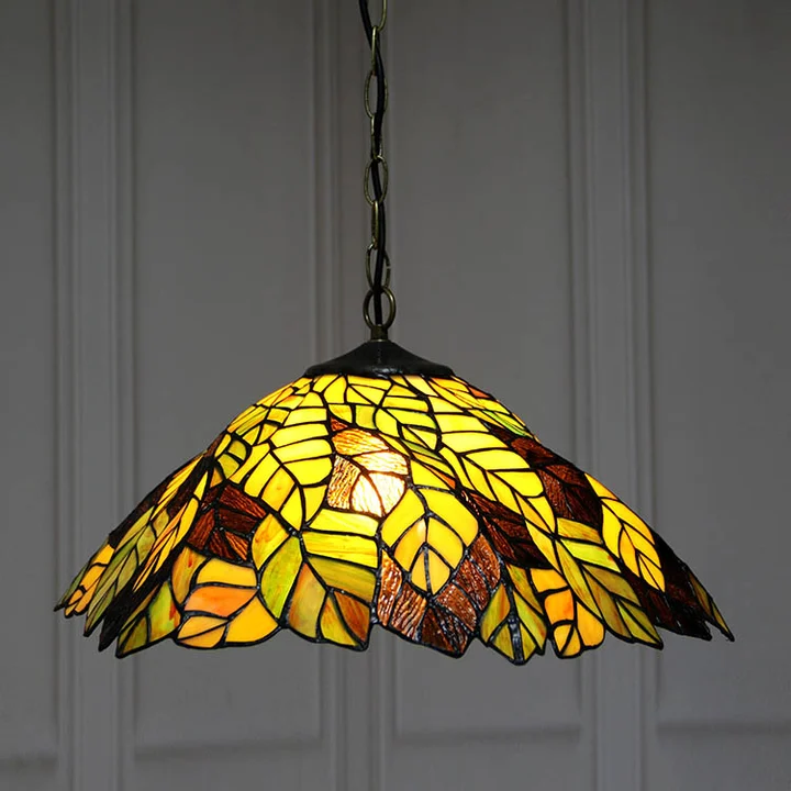 Pendente Tiffany Folhagens 16"