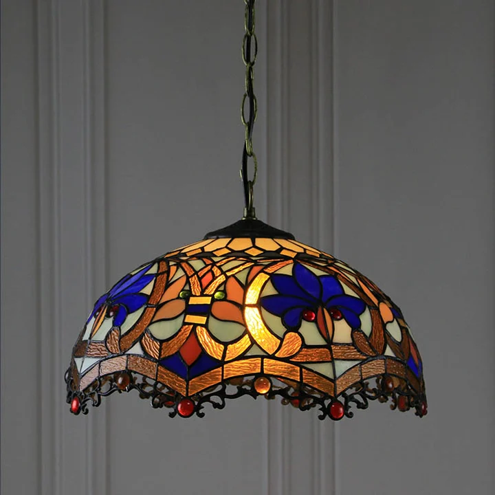 Pendente Tiffany Floral 16"