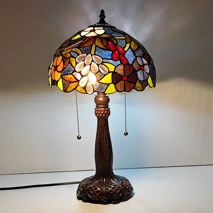 Abajur Tiffany Floral 22" | Amélie Veneza