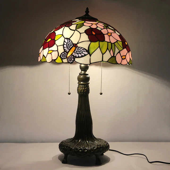 Abajur Tiffany Borboleta 16"