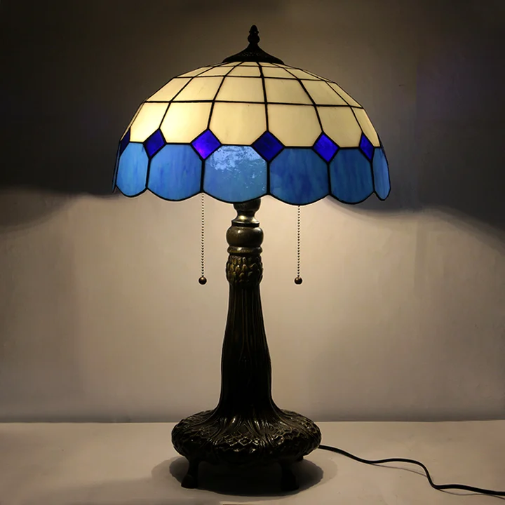 Abajur Tiffany Vitral 16" | Íris Solar