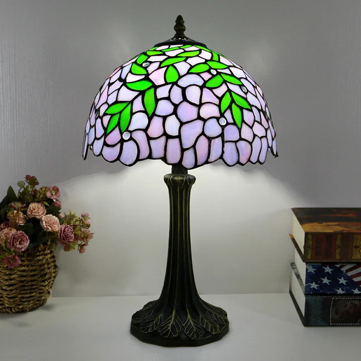 Abajur Tiffany Glicínia 12" | Siena Lumière