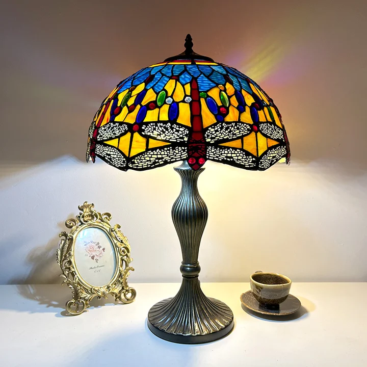 Abajur Tiffany Libélula 16" | Âmbar Encantada