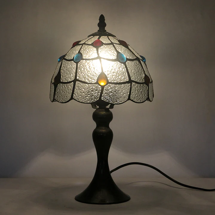 Abajur Tiffany Vitral 15" | Vitória Veneza